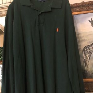 Green Long sleeve Polo Ralph Lauren